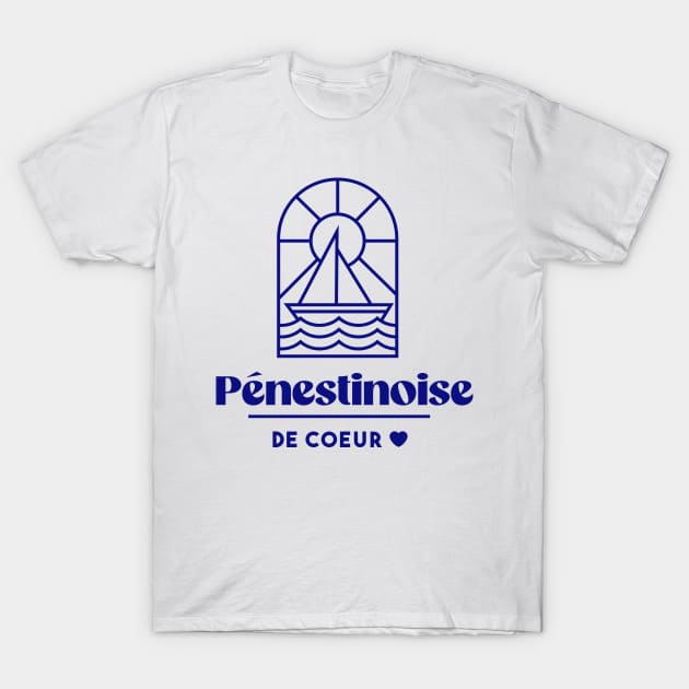 Pénestinoise at heart - Brittany Morbihan 56 BZH Mer Pénestin T-Shirt by Tanguy44